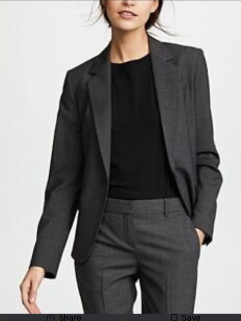 ❤️Pristine 💯wool charcoal grey blazer ❤️